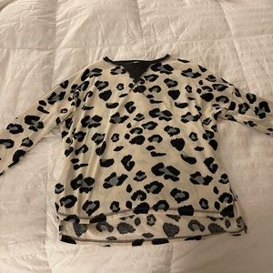 Cream leopard sweater!